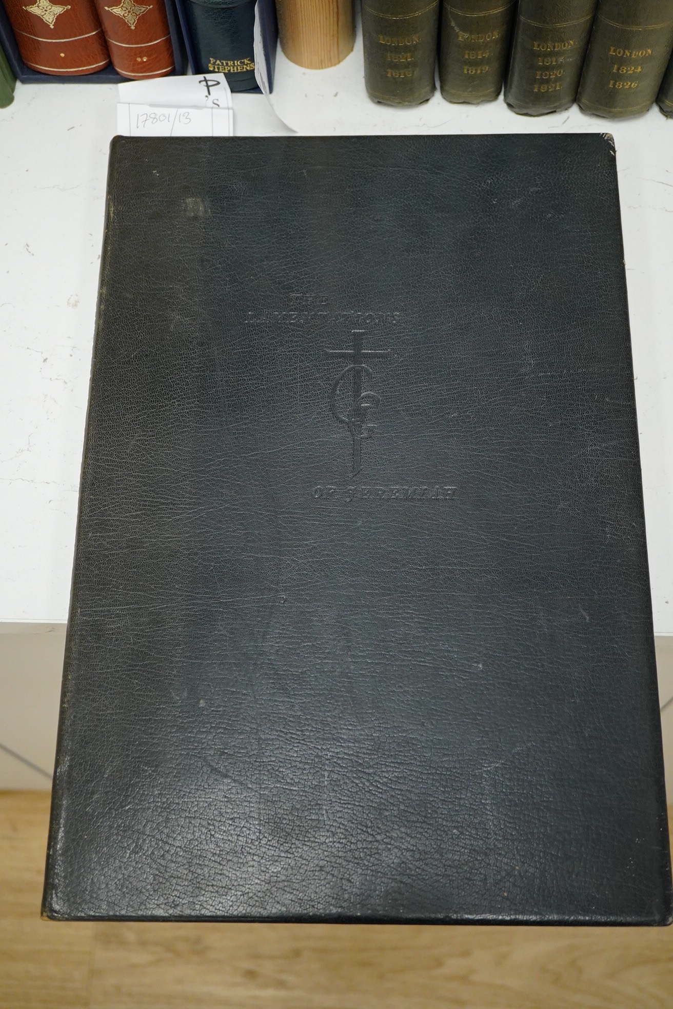 The Gregynog Press - The Lamentations of Jeremiah. Limited Edition (of 250 numbered copies). calligraphic title printed in blue and black (and blue printing elsewhere), 21 wood engraved illus. (5 full page) by Blair Hugh